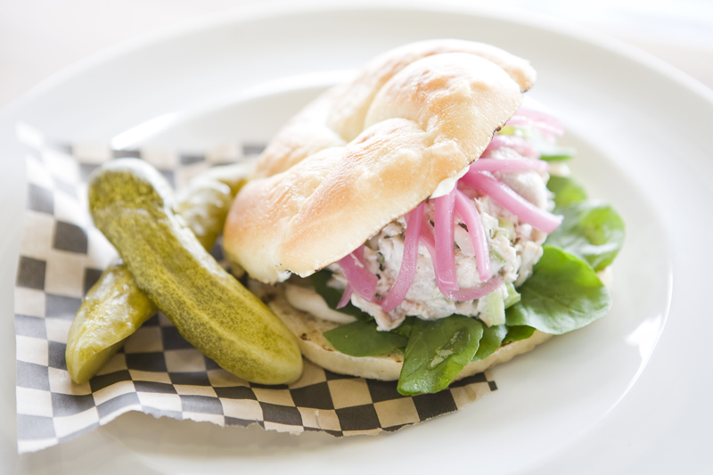 Stopsky's looks deceptively delicious. See their eggs topped with creamy hollandaise here.