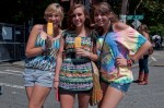 Anna, Brianna, and Ariel were rocking tie-dye and free popsicles!