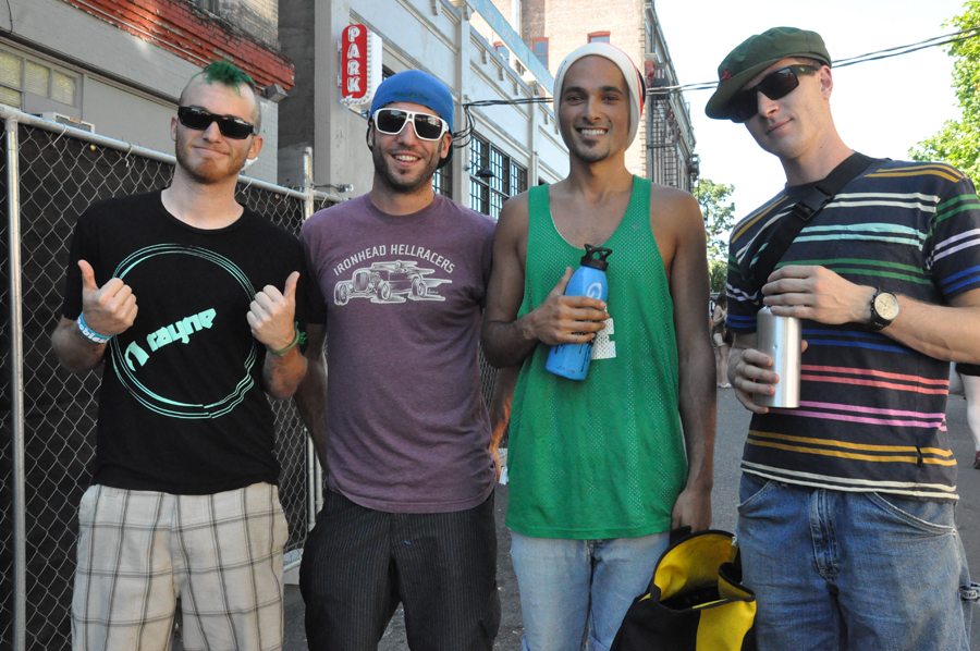 Mowhawks of all colors and sizes were a theme of the weekend!