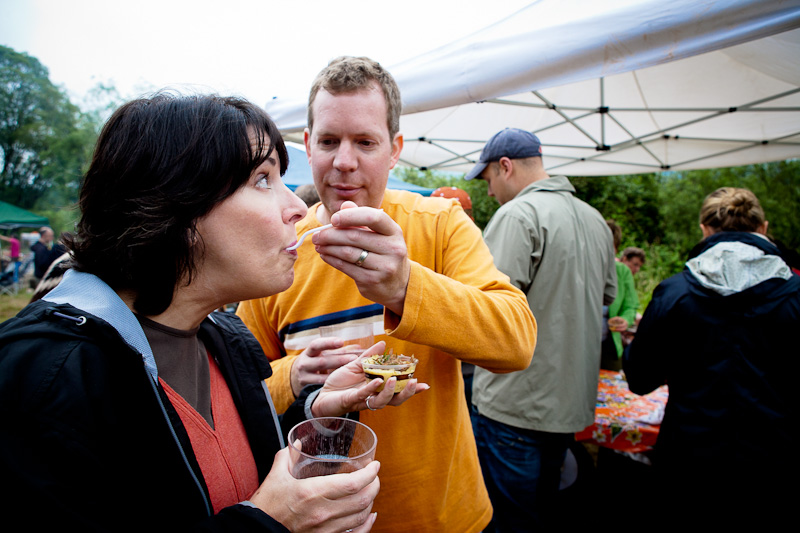 For the past four years, food-loving folks have gathered in the woods
