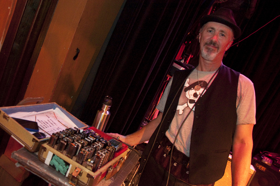 Ross McDonald is one of the founding members of Sassparilla, and an expert harmonica player. At any one time he has about 35 harmonicas on his person.