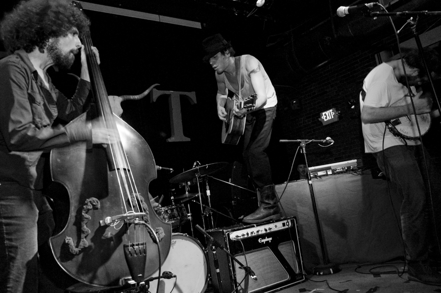 Jeff Ratner on bass got quite a bit of attention from a woman on the left side of the stage. Unfortunately, Slim informed her she was about a week and a half late!