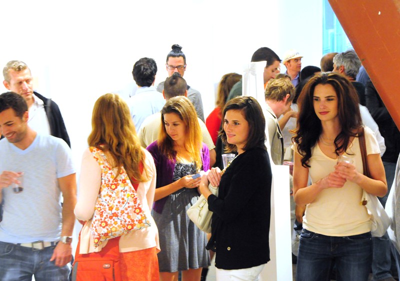 At the SOIL art gallery on 3rd Ave.