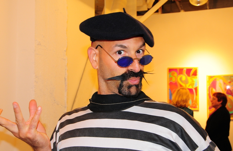 Haubrich has also won competitions for his mustache.