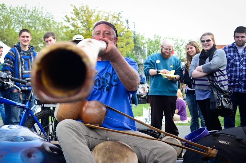 A Folk Life musician up close and personal.