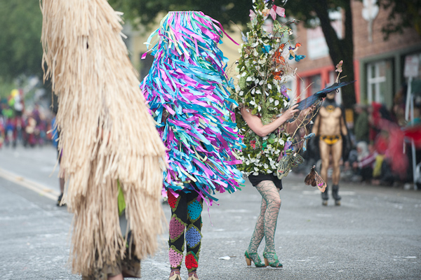 Nick Cave's crazy costumes at the Fremont Solstice Parade.