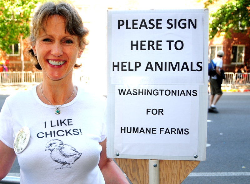 Loving chicks of every species.