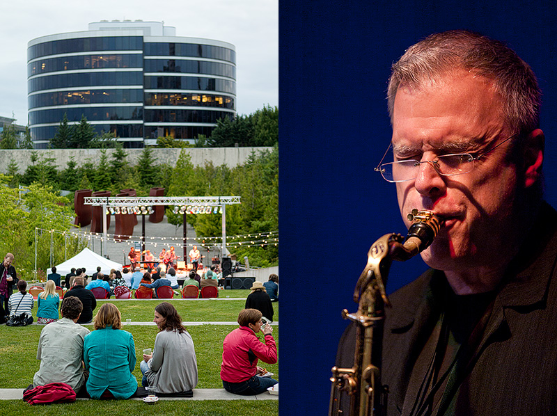 Some of the outdoor musical entertainment.