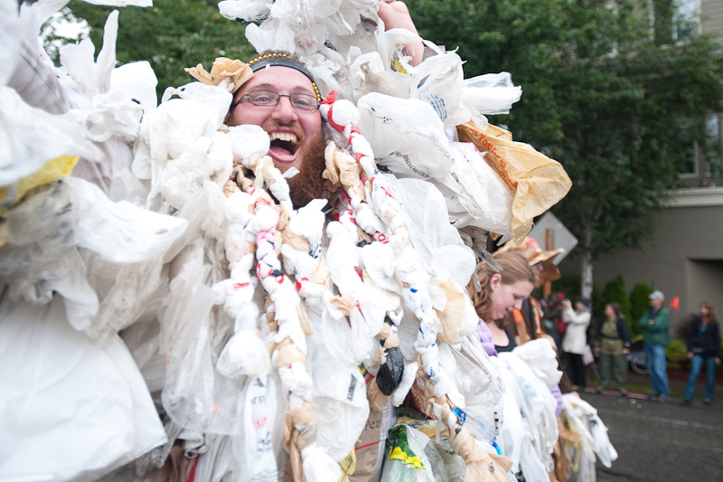A ridiculous downpour didn't dampen the spirits of the thousands that turned