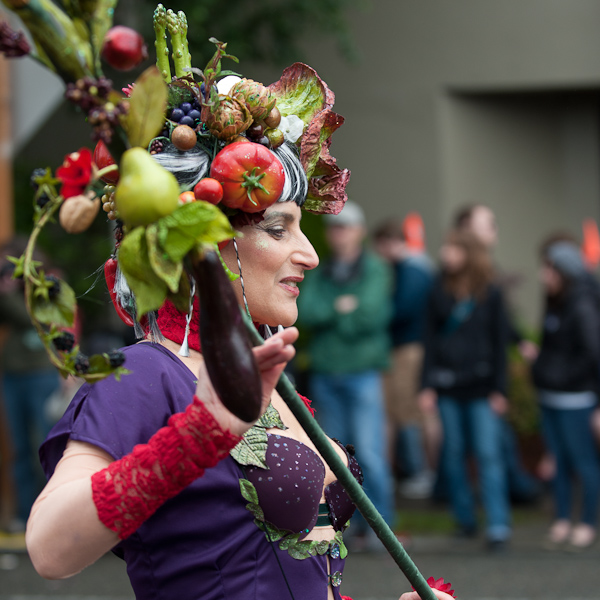 A ridiculous downpour didn't dampen the spirits of the thousands that turned