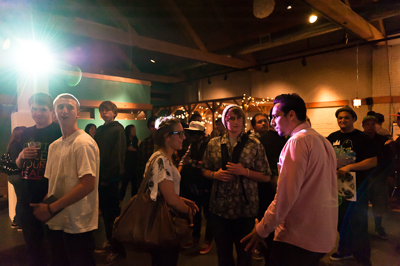 Taking place last night at the Theater Off Jackson, the Blue Scholars'