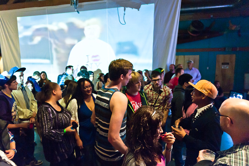 Taking place last night at the Theater Off Jackson, the Blue Scholars'