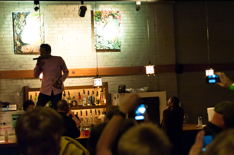 Taking place last night at the Theater Off Jackson, the Blue Scholars'