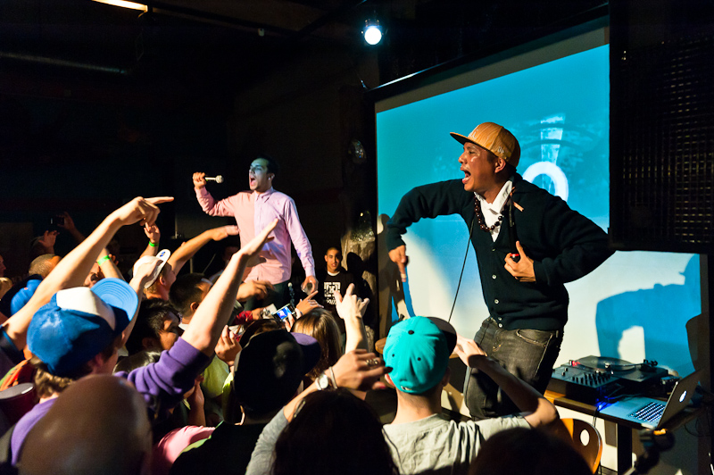 Taking place last night at the Theater Off Jackson, the Blue Scholars'