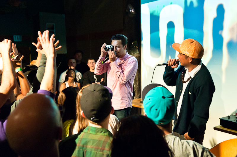 Taking place last night at the Theater Off Jackson, the Blue Scholars'