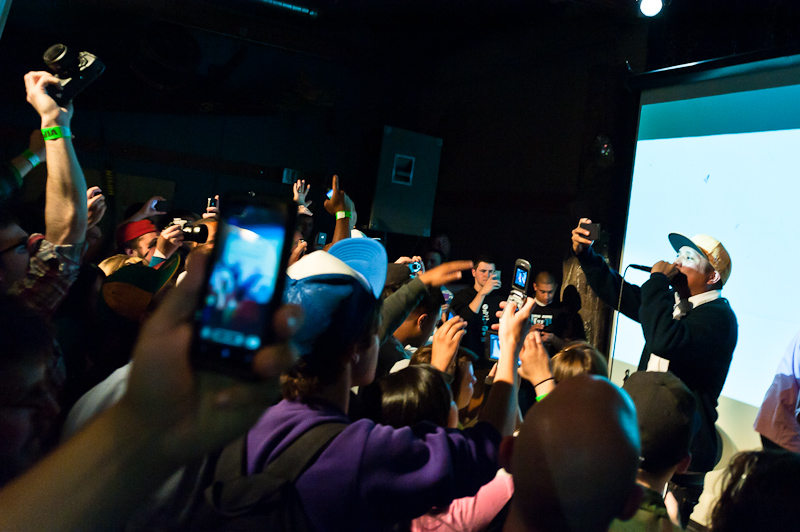 Taking place last night at the Theater Off Jackson, the Blue Scholars'