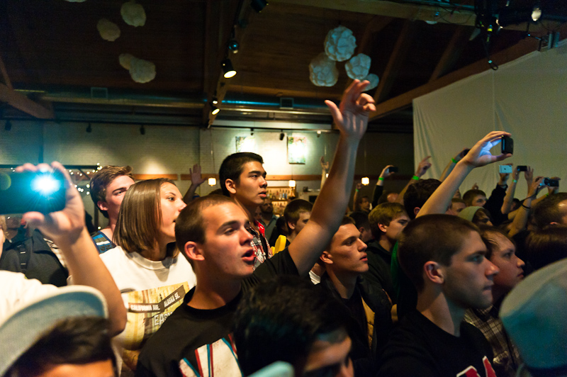 Taking place last night at the Theater Off Jackson, the Blue Scholars'