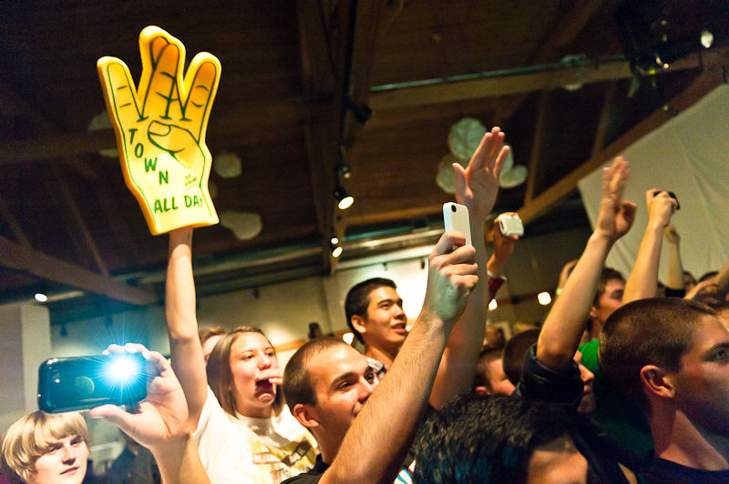 Taking place last night at the Theater Off Jackson, the Blue Scholars'