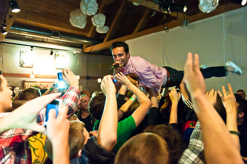 Taking place last night at the Theater Off Jackson, the Blue Scholars'