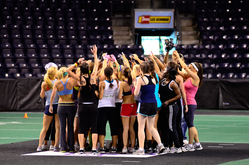 Don't you hate pretending to like each other when you're competing?