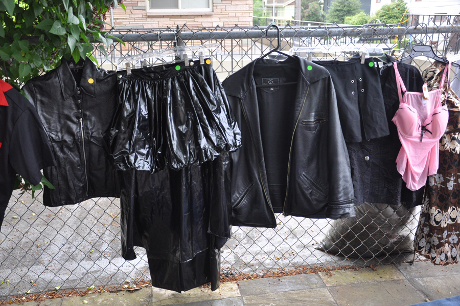 Along with whips, she also sold an array of leather!