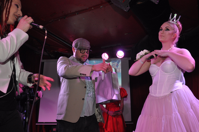 First place winner of Bootie Prom Queen 2011: Tron Girl.