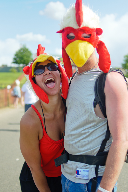 The newest super villains in town, the chickens.