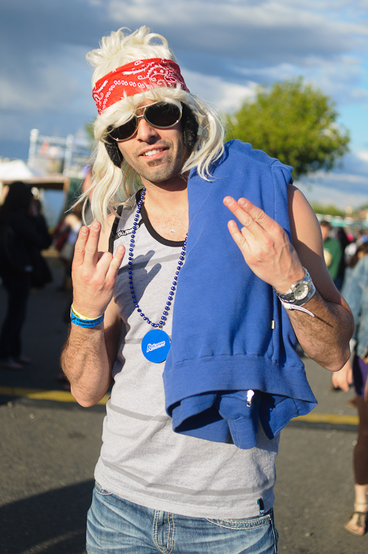 If you don't have an animal to put on your head, a mullet will do just fine