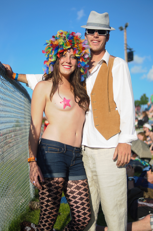 The weather wasn't "the greatest" but here are some folks who turned