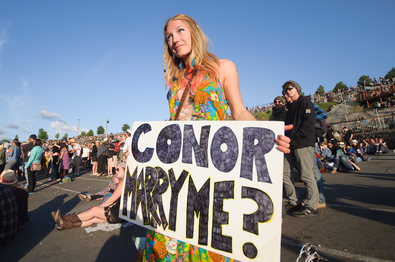 The weather wasn't "the greatest" but here are some folks who turned