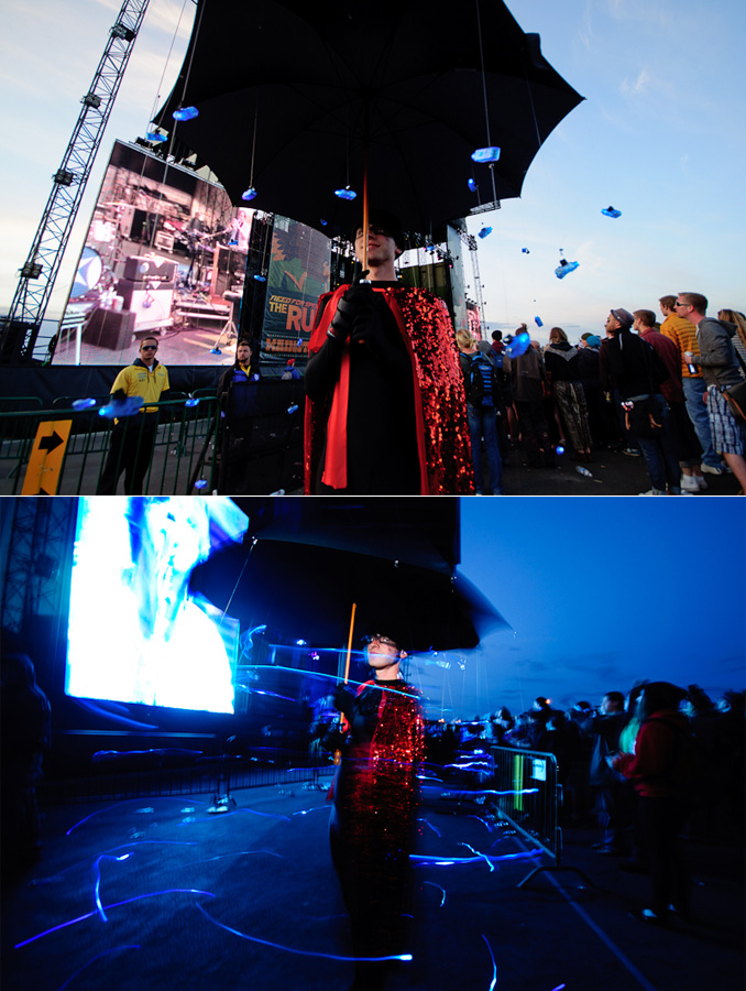 The musicians at Sasquatch! always put on quite a show - this
