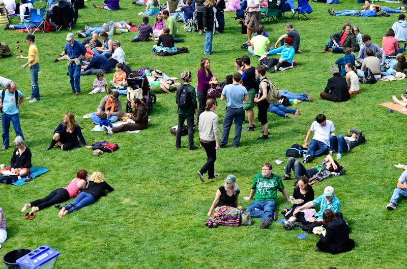 Yes, Sasquatch! wasn't the only thing going on this weekend. Folklife celebrated