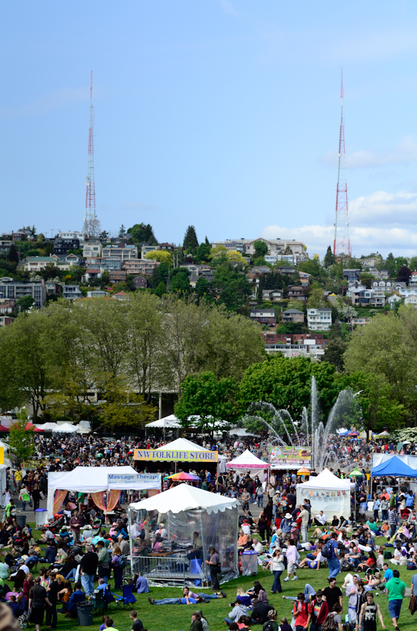 Yes, Sasquatch! wasn't the only thing going on this weekend. Folklife celebrated