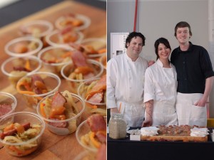 Raising money for Japan relief funds was delicious as well as honorable at the Sushi Dream Team Fundraiser.  Photo by Stephen Giang