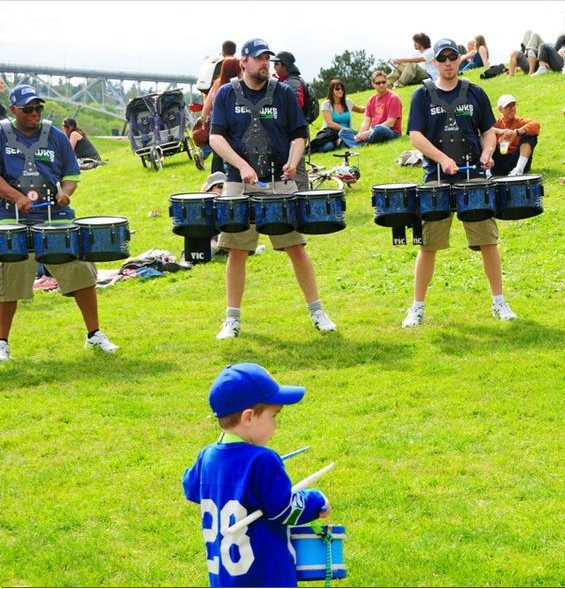 It got pretty noisy at Gasworks Park for this year's Honkfest. Photo by Catherine Anstett