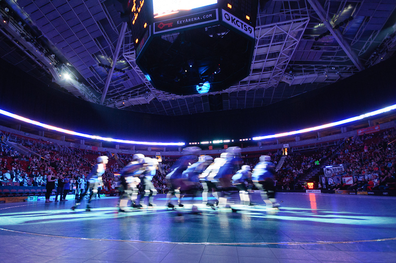 The Throttle Rockets and Grave Danger took on the Sockit Wenches and