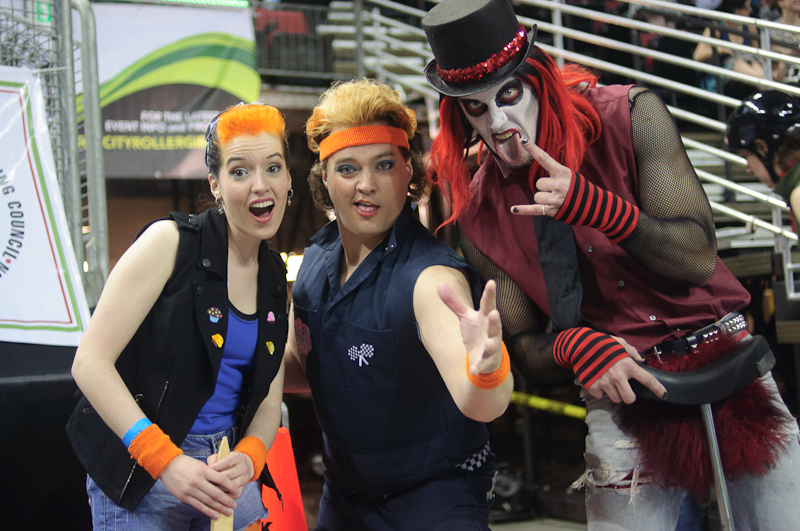 The Throttle Rockets and Grave Danger took on the Sockit Wenches and