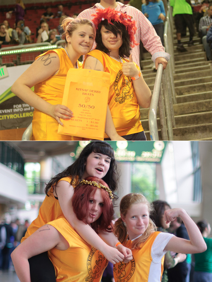 The Throttle Rockets and Grave Danger took on the Sockit Wenches and