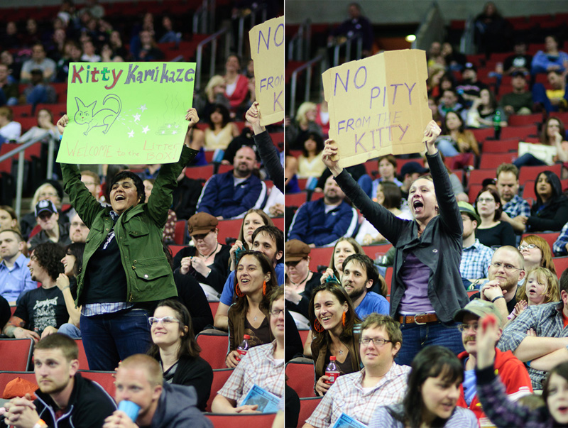 The Throttle Rockets and Grave Danger took on the Sockit Wenches and