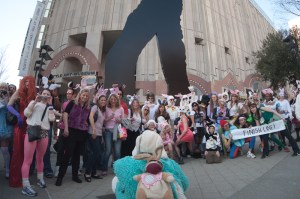 Hundreds of people turned out for Seattle's 8th annual "Bunnarchy" - Spring's