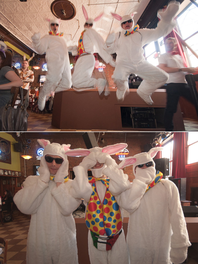 Hundreds of people turned out for Seattle's 8th annual "Bunnarchy" - Spring's