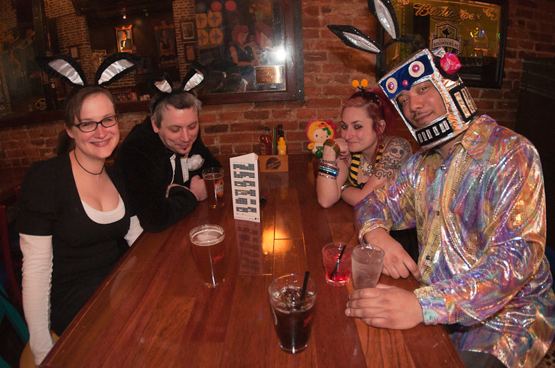 Hundreds of people turned out for Seattle's 8th annual "Bunnarchy" - Spring's