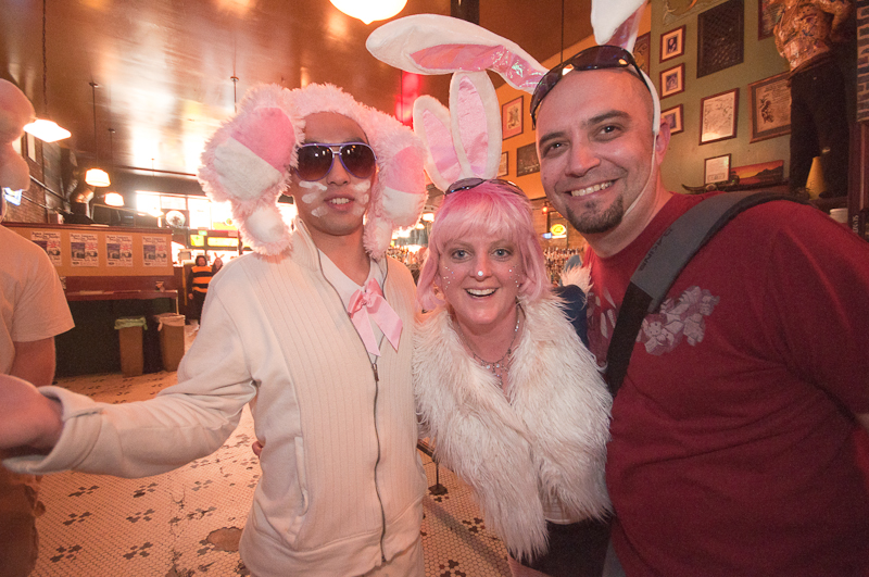 Hundreds of people turned out for Seattle's 8th annual "Bunnarchy" - Spring's