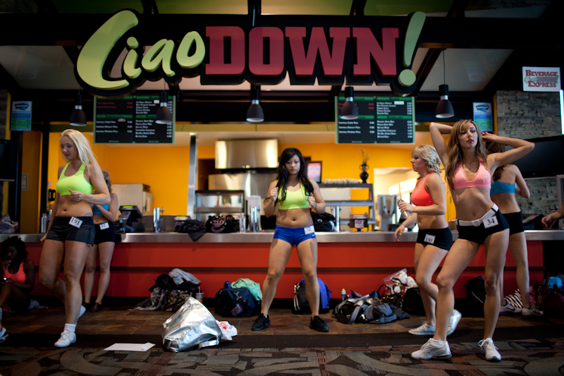 The folks over at Seahawks headquarters began auditions for the 2011 Sea