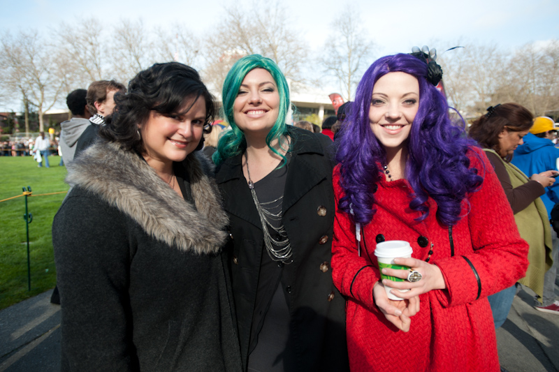 Roxann, Katrina and Kaitlyn planned on singing their hearts out.