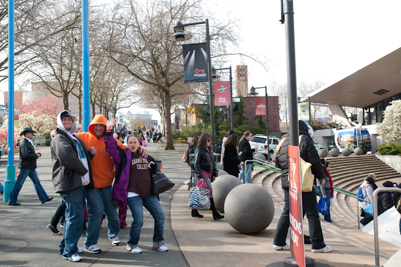 The excitement was infectious. Even at 8am.