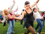 Seattle loves its flash mobs! This weekend, 1100-1200 mobbers participated in Seattle's