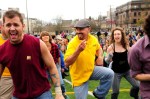 Seattle loves its flash mobs! This weekend, 1100-1200 mobbers participated in Seattle's