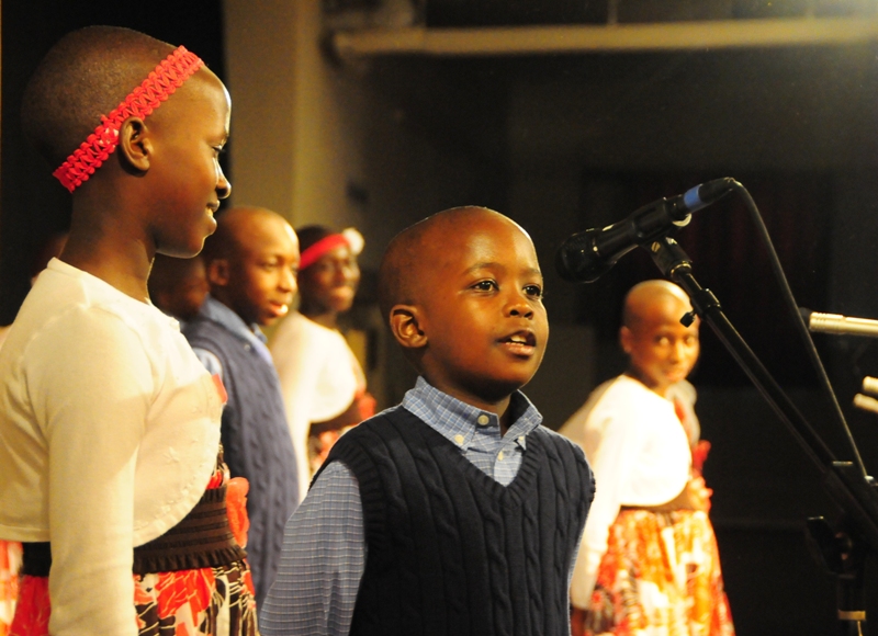 This 8 year-old boy is the youngest member of the troupe.