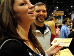 Food and wine fans stuffed their gullets yesterday at Taste Washington, one